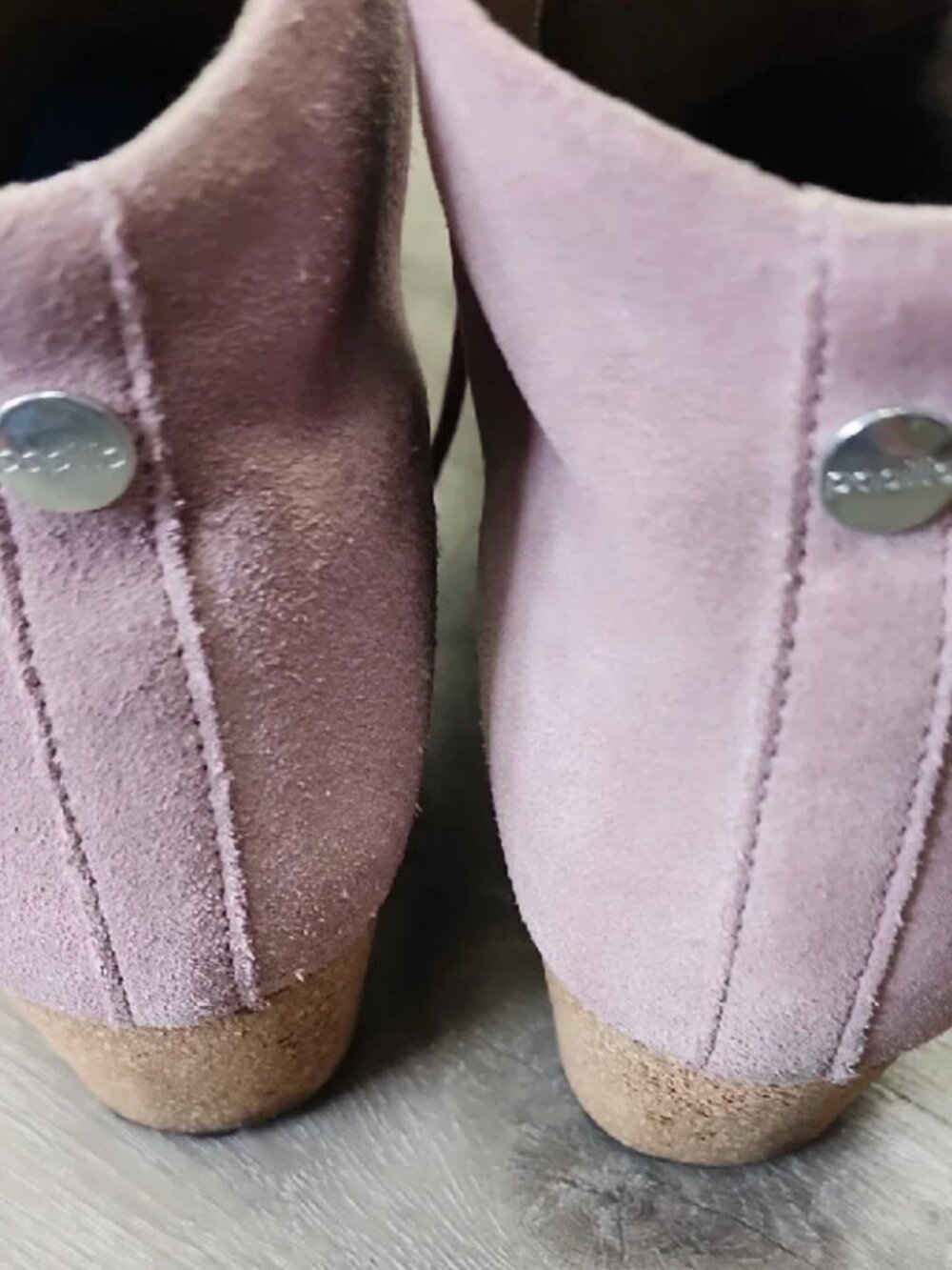 Birkenstock Papillio Lilac Wedge Ankle Boots Eu 40 - Picture 7 of 12
